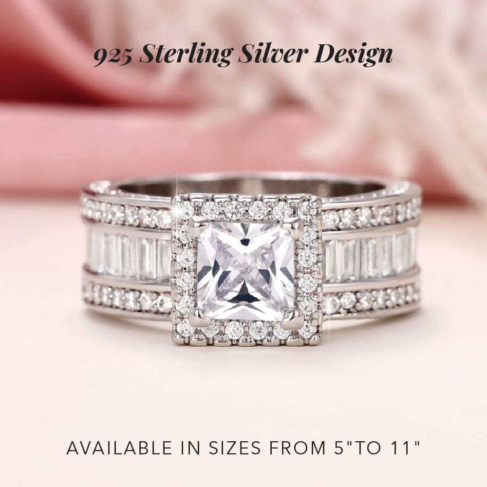 Timeless Blaze Solitaire Ring