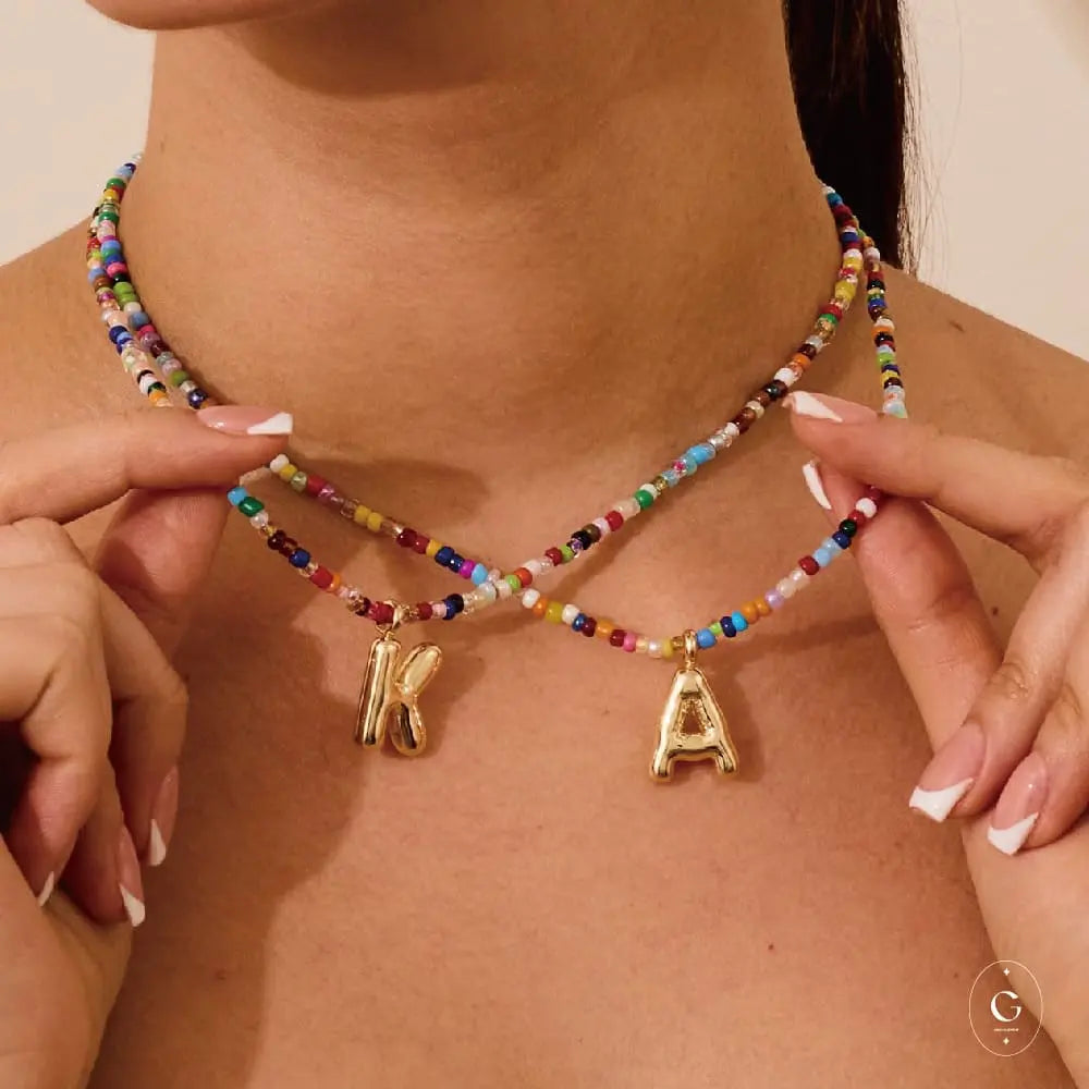 Color Muse Initial Necklace