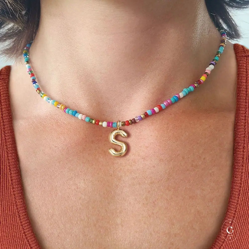 Color Muse Initial Necklace
