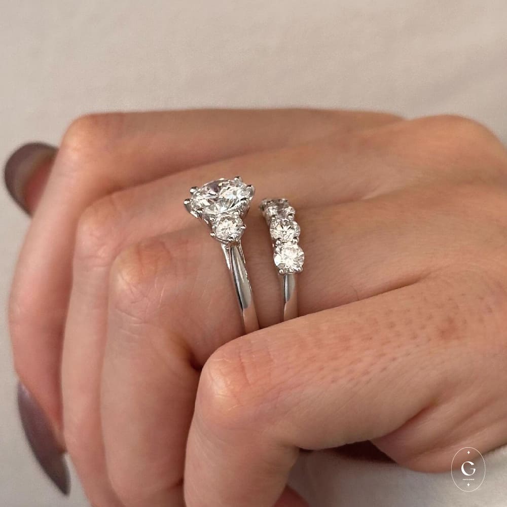 Luminous Golden Twilight Ring