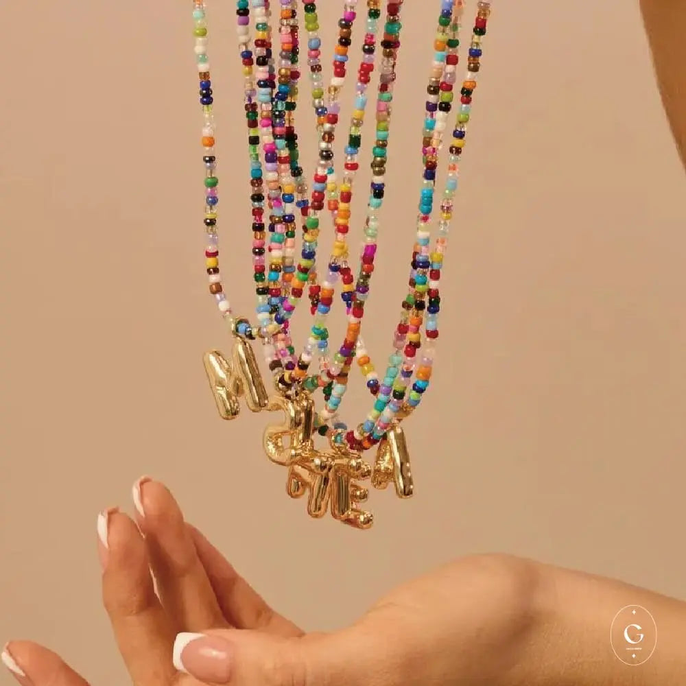 Color Muse Initial Necklace