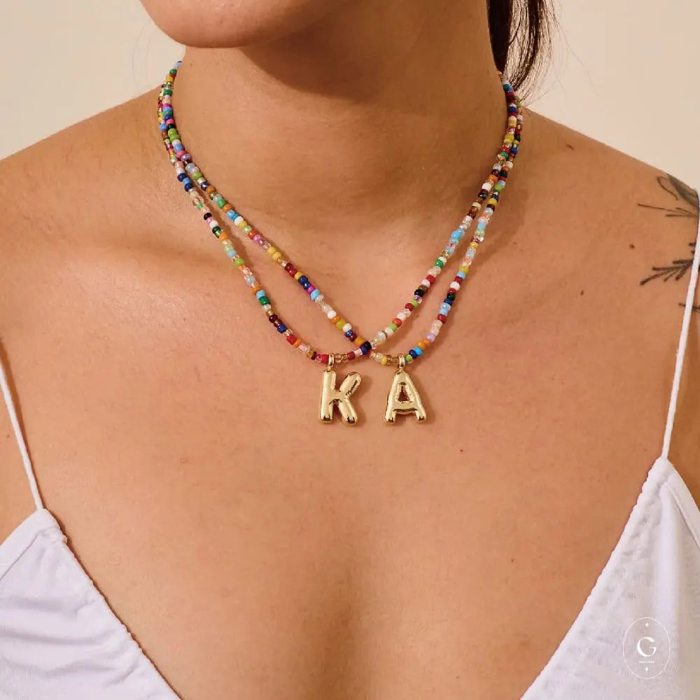 Color Muse Initial Necklace