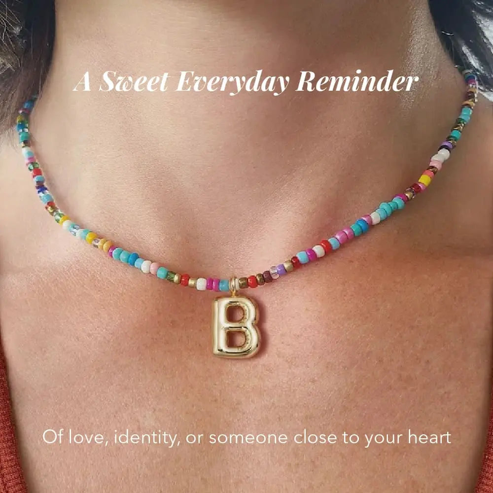 Color Muse Initial Necklace