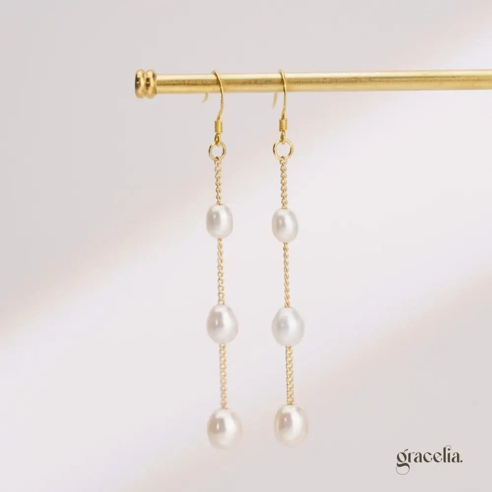Everglow Freshwater Pearl Drop Earrings