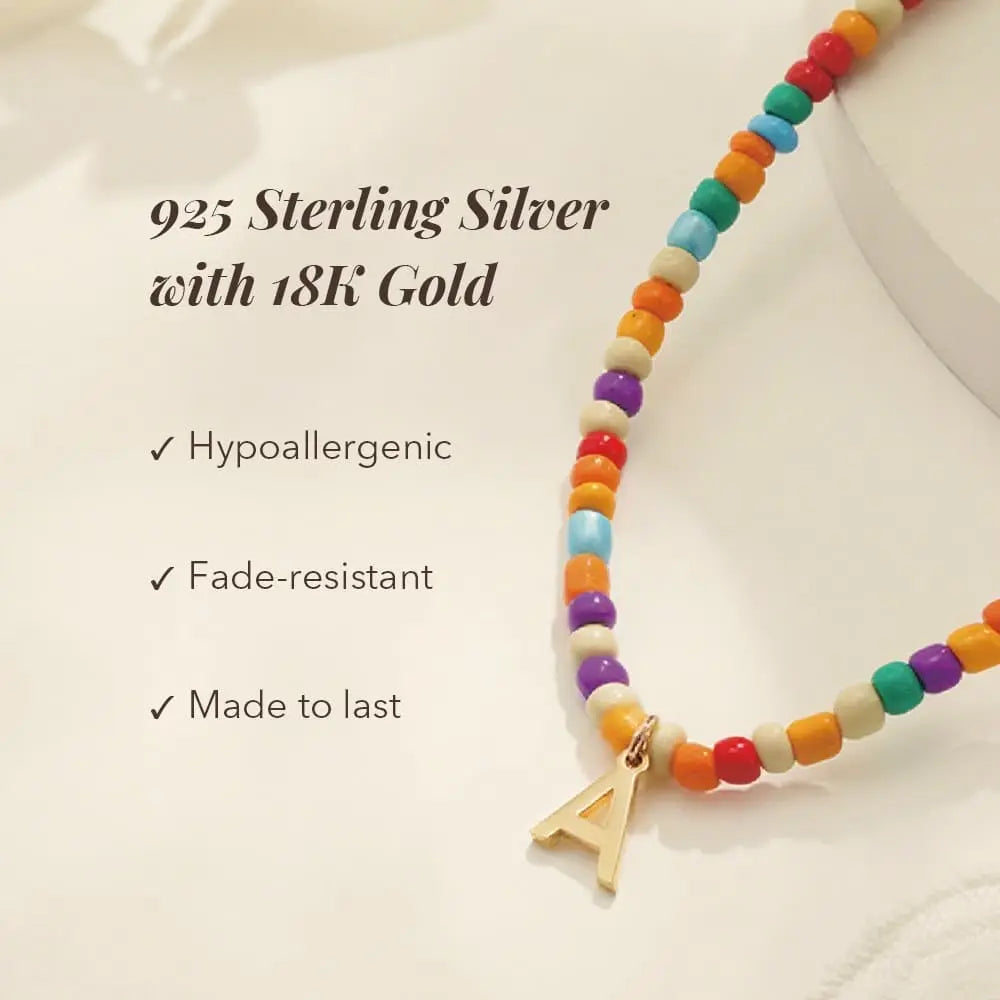 Color Muse Initial Necklace