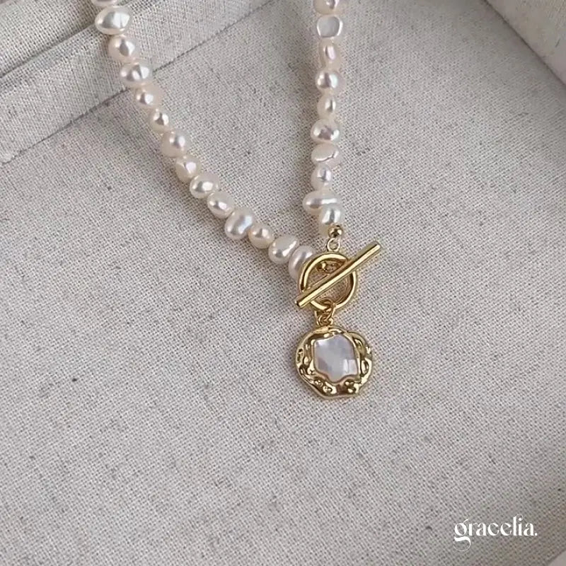 Aura Baroque Pearl Necklace
