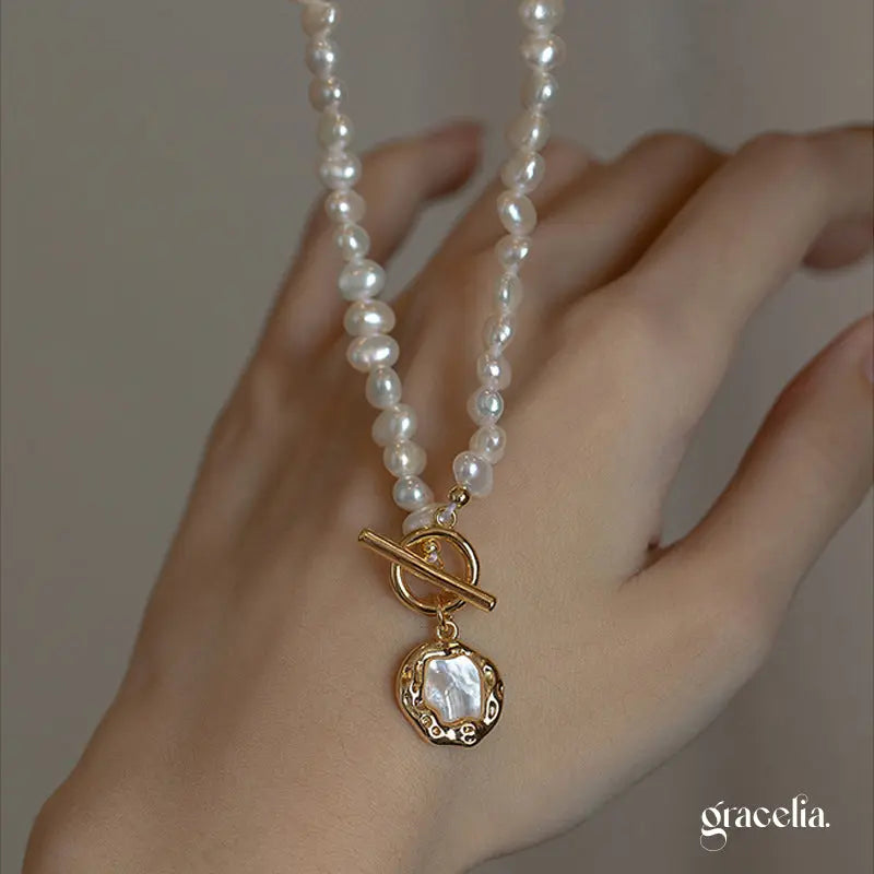Aura Baroque Pearl Necklace