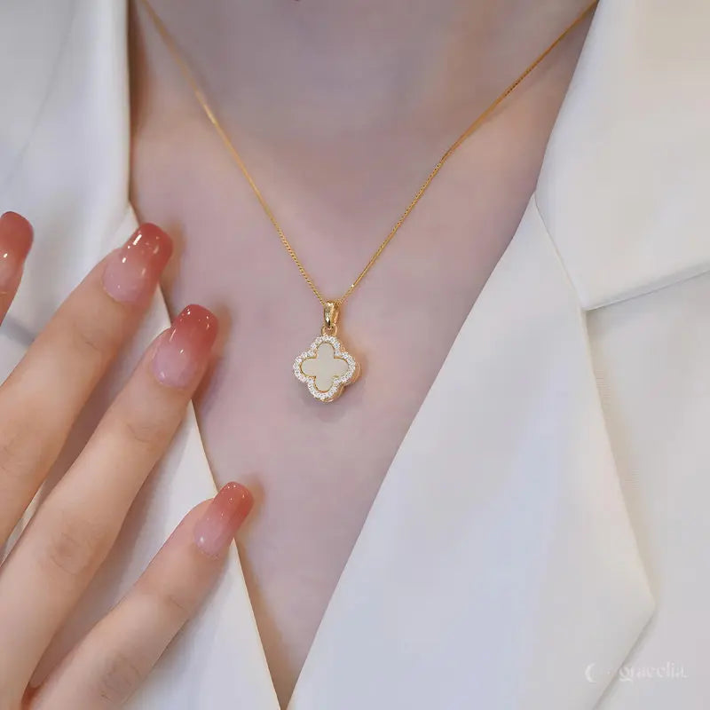 Grande Four Leaf Clover Necklace