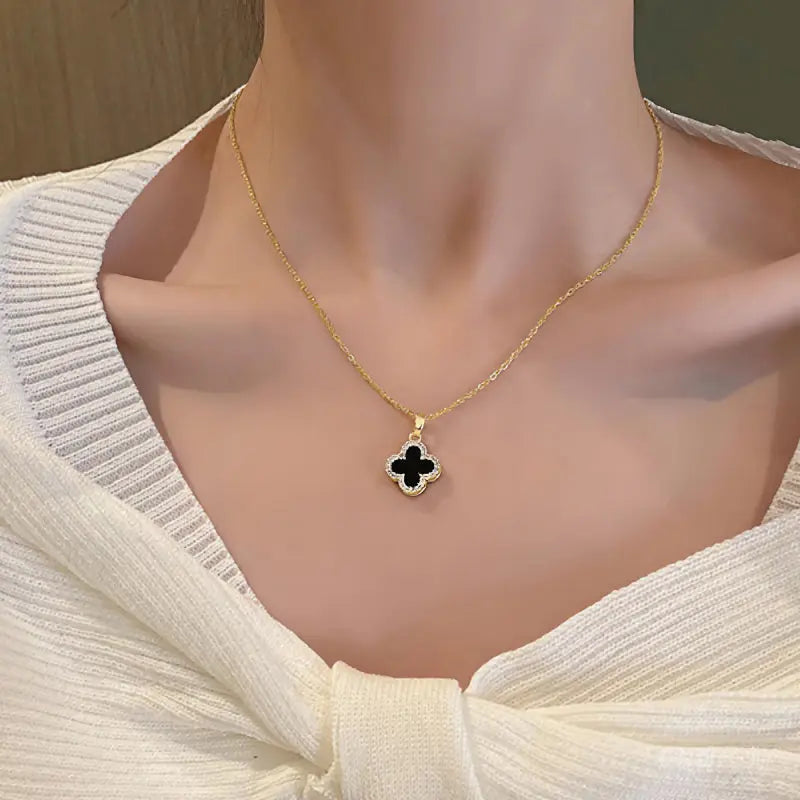 Grande Four Leaf Clover Necklace