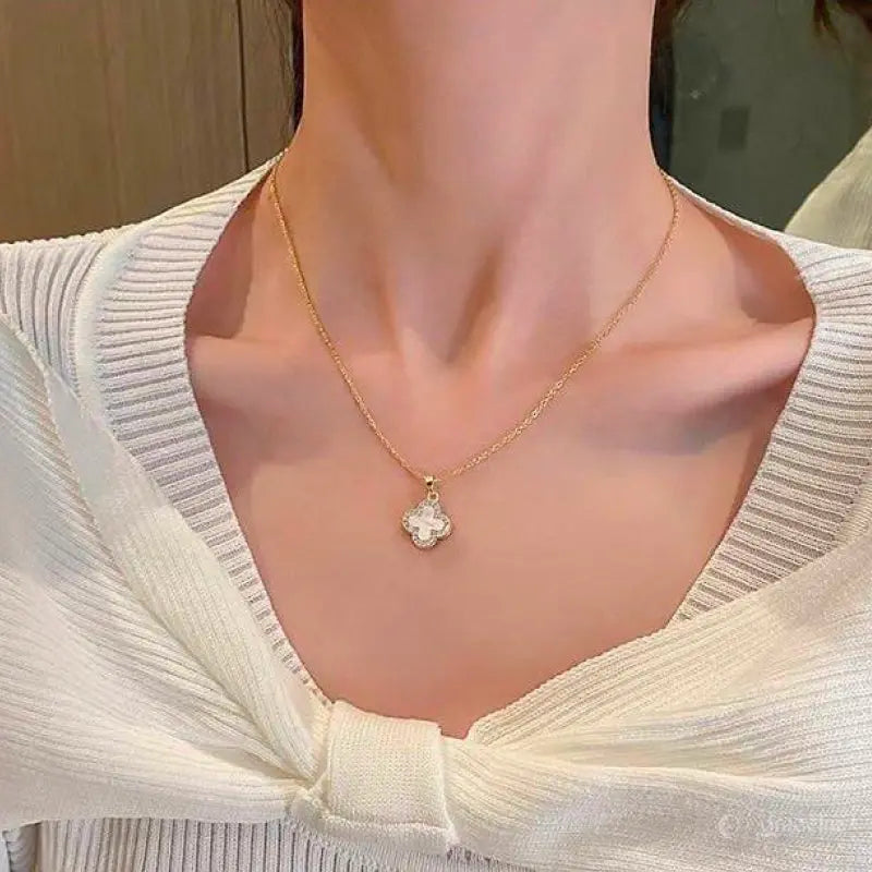 Grande Four Leaf Clover Necklace
