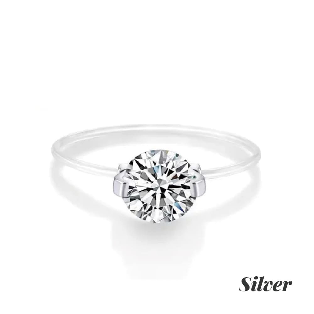Moonlight Moissanite Invisible Ring