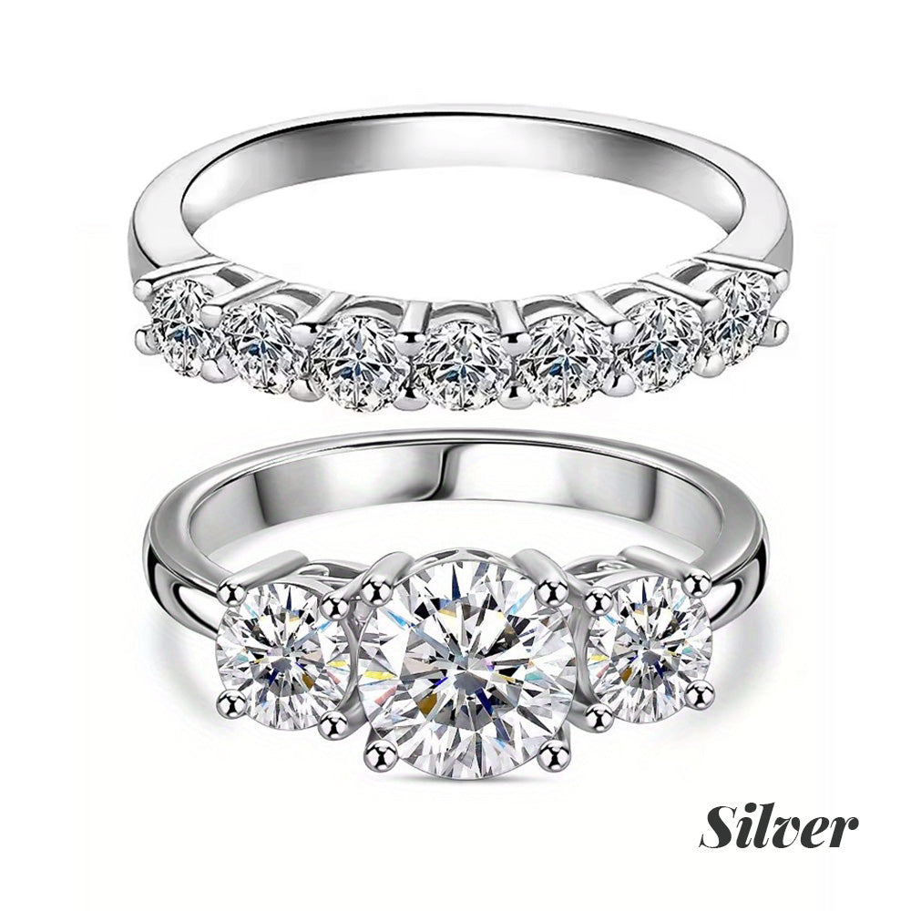 Luminous Golden Twilight Ring