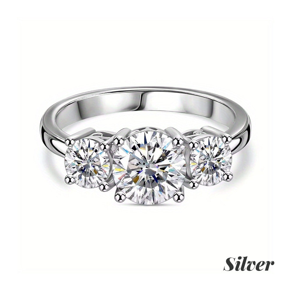 Luminous Golden Twilight Ring