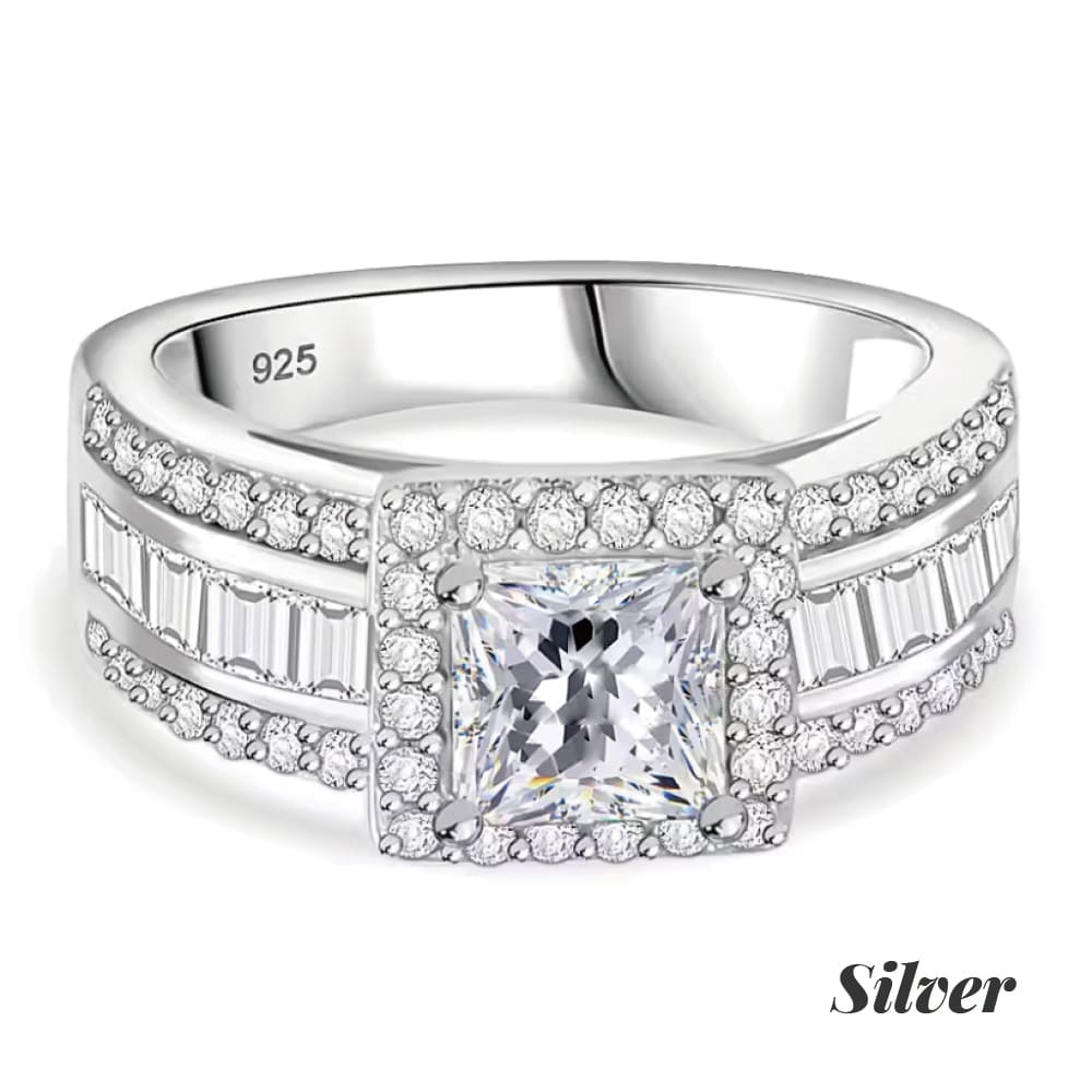 Timeless Blaze Solitaire Ring