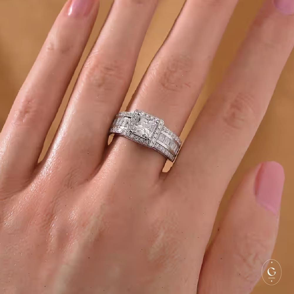 Timeless Blaze Solitaire Ring