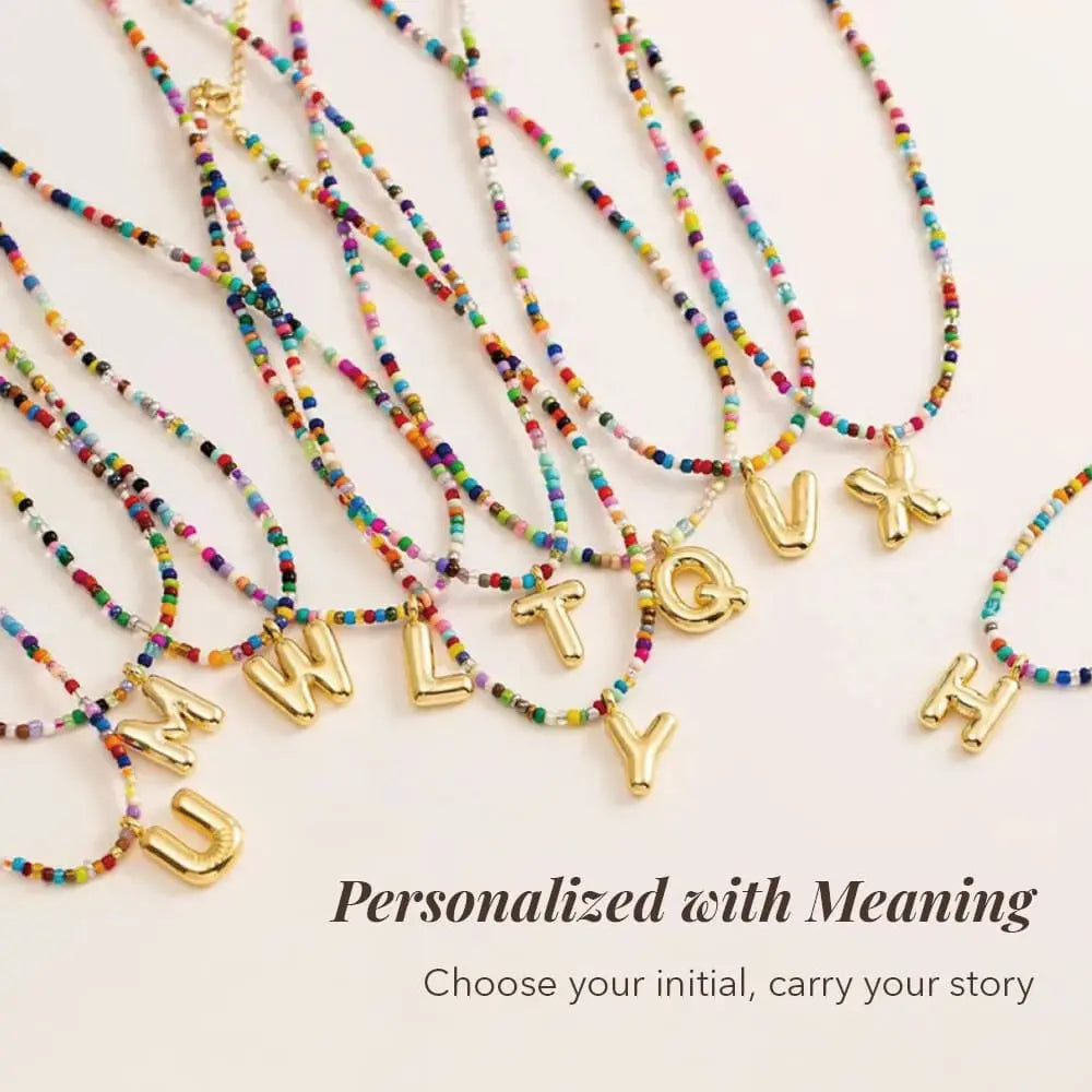 Color Muse Initial Necklace