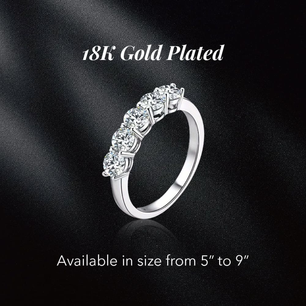 Luminous Golden Twilight Ring