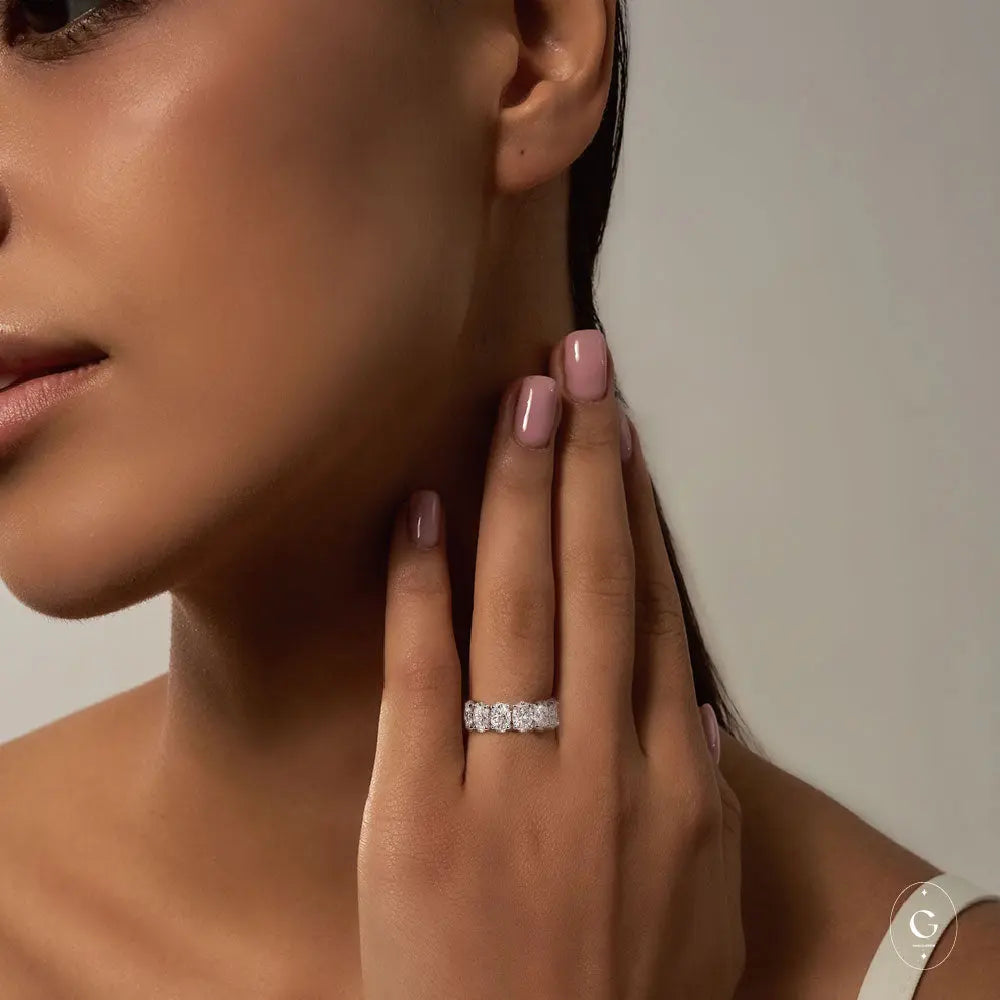 Forever Gleam Eternity Ring