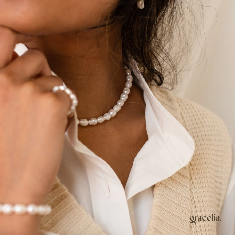 Horizon Freshwater Pearl Choker