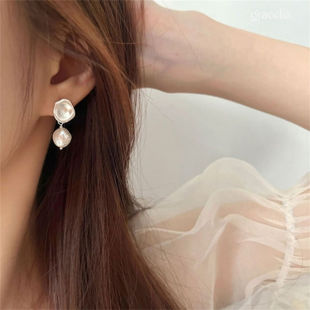 Seine Grace Baroque Pearl Drop Earrings