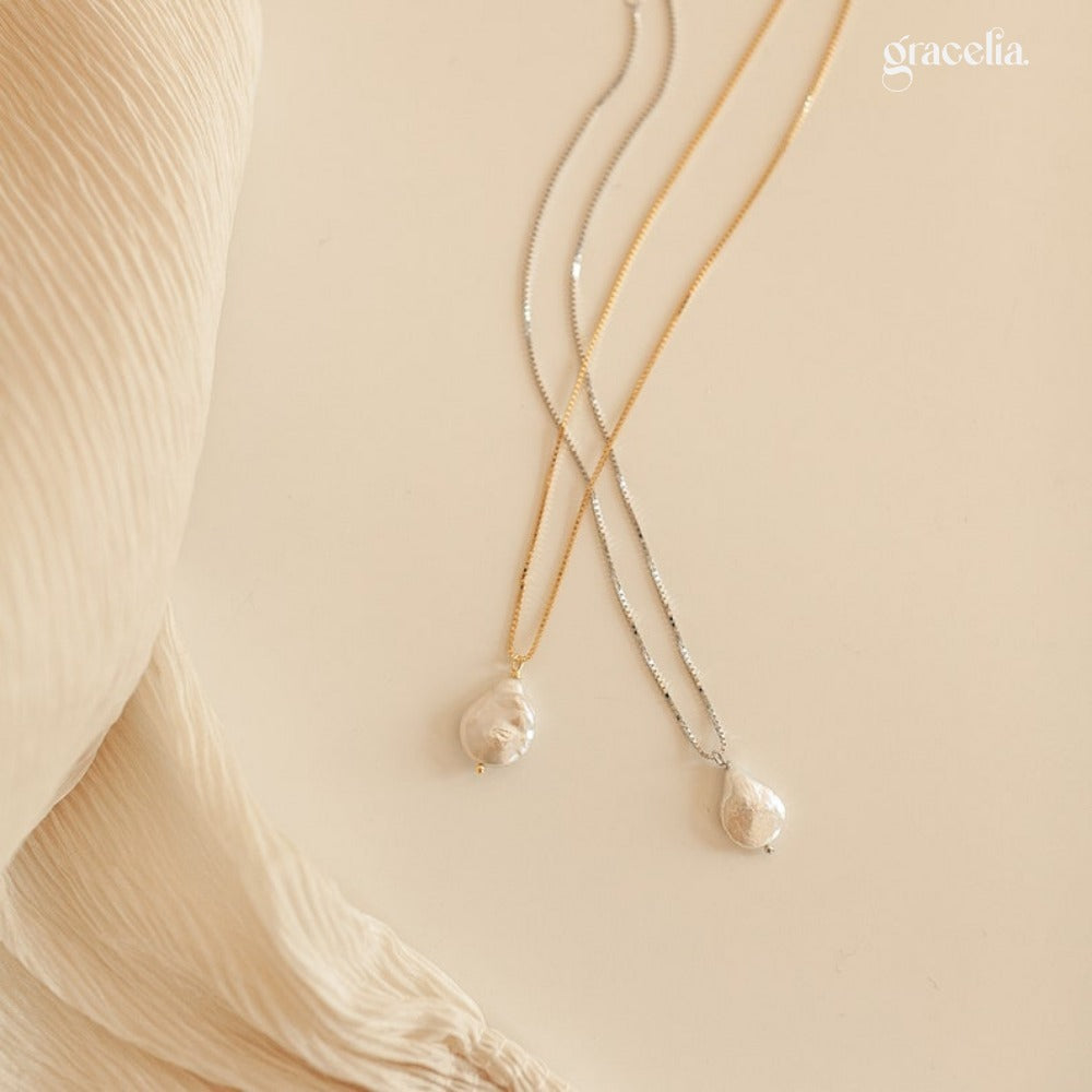 Gleam Baroque Cultured Pearl Necklace