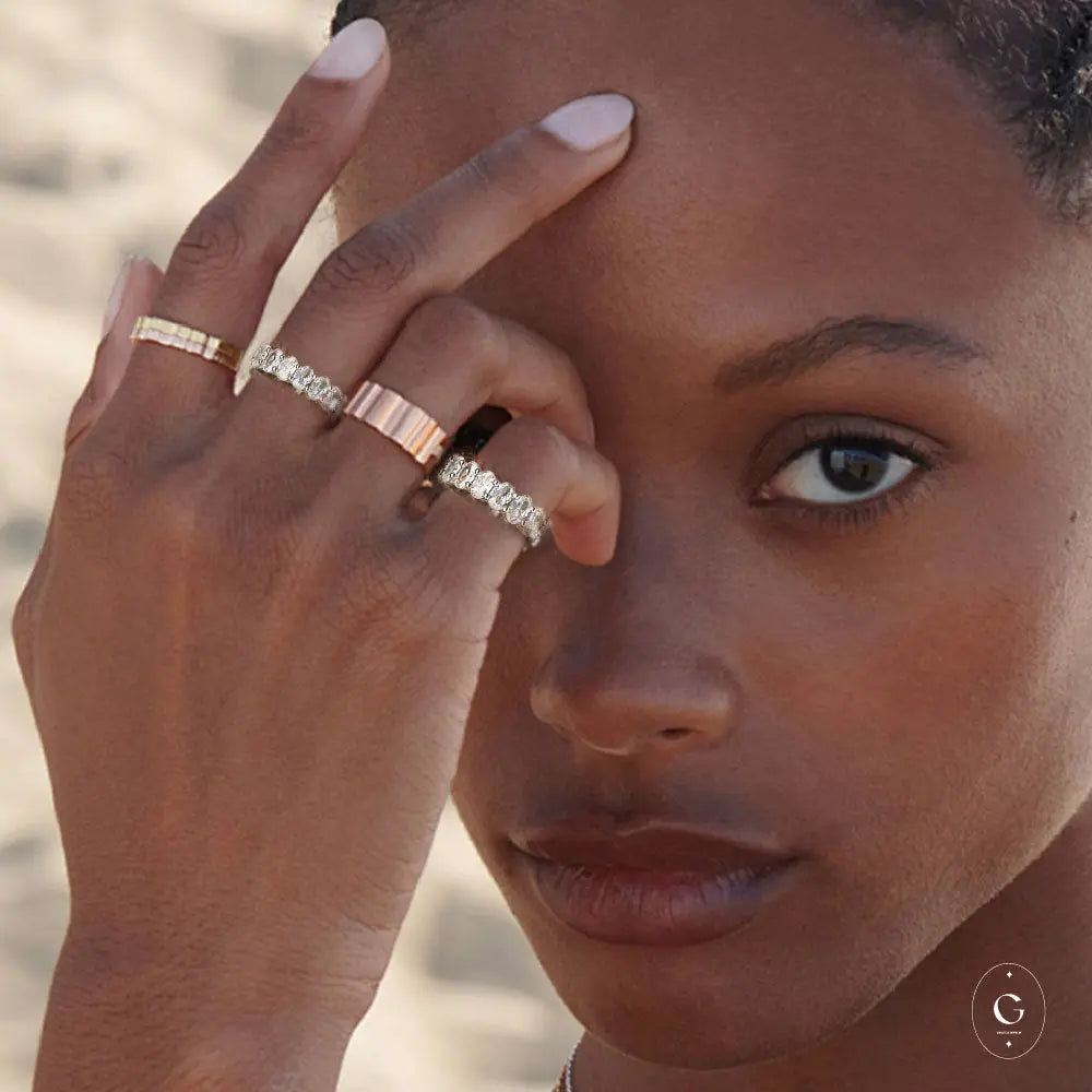 Forever Gleam Eternity Ring