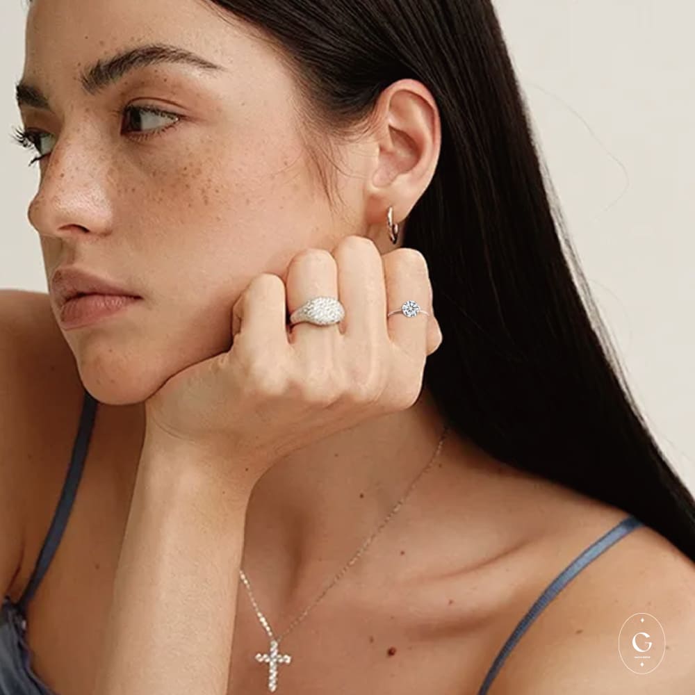 Moonlight Moissanite Invisible Ring