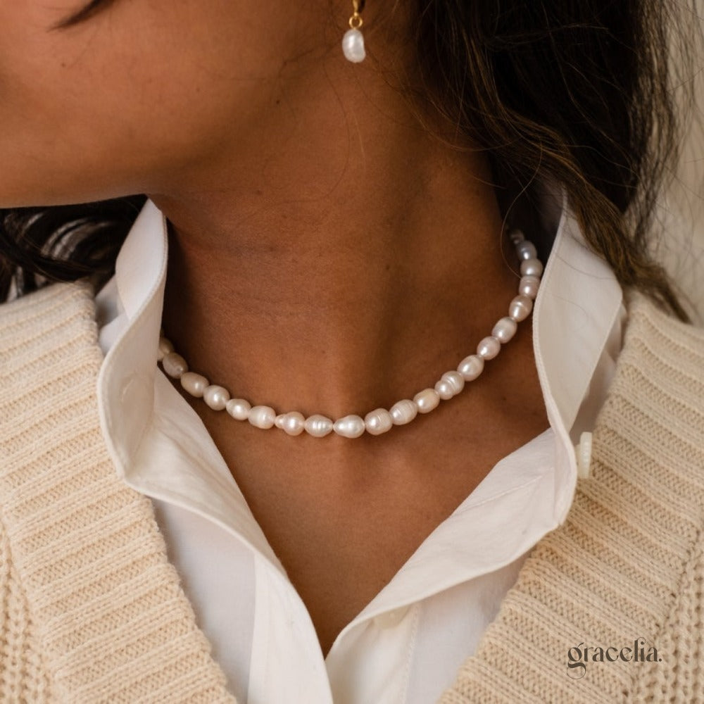 Horizon Freshwater Pearl Choker