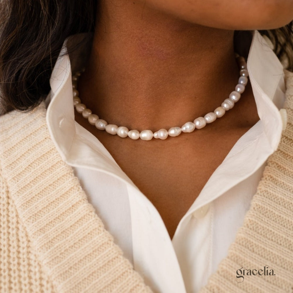 Horizon Freshwater Pearl Choker