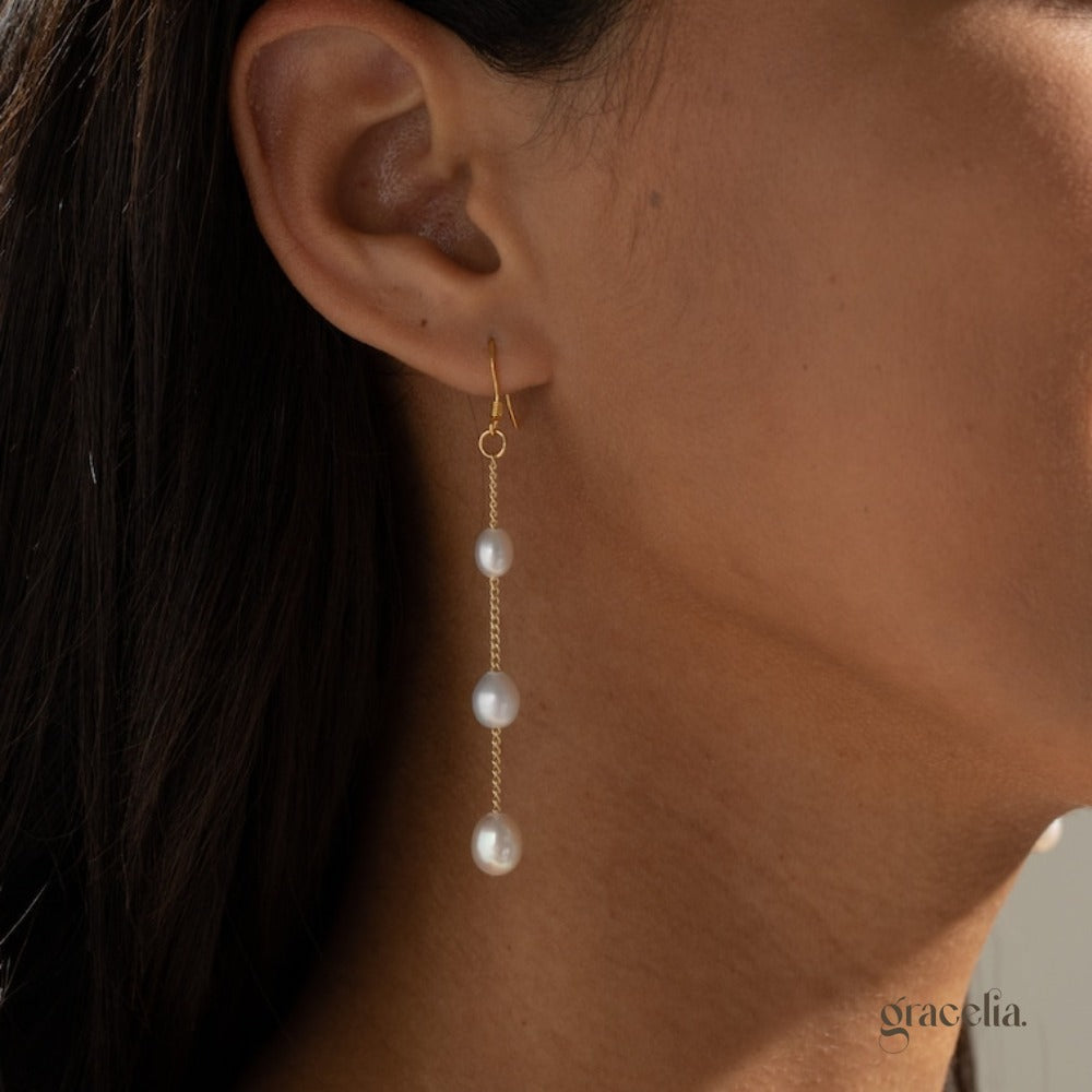 Everglow Freshwater Pearl Drop Earrings