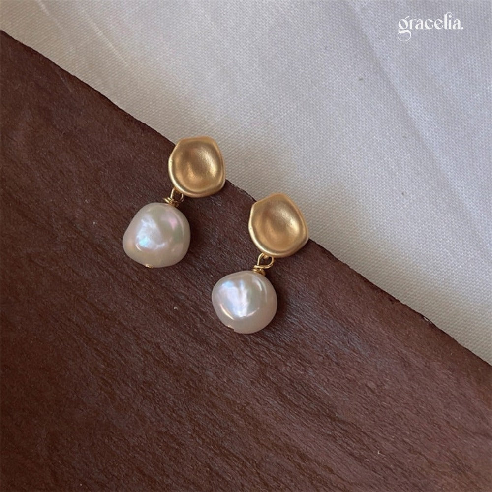 Seine Grace Baroque Pearl Drop Earrings