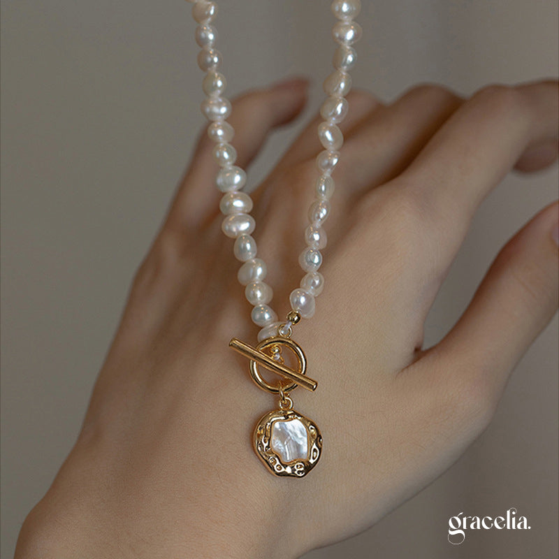 Aura Baroque Pearl Necklace