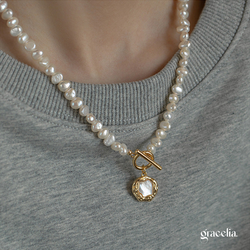 Aura Baroque Pearl Necklace