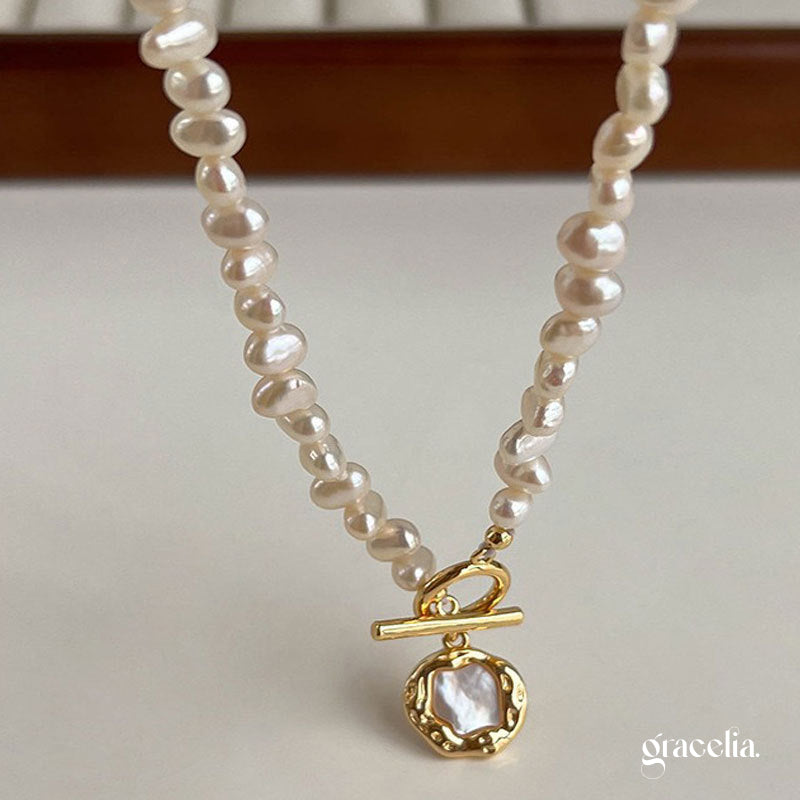 Aura Baroque Pearl Necklace