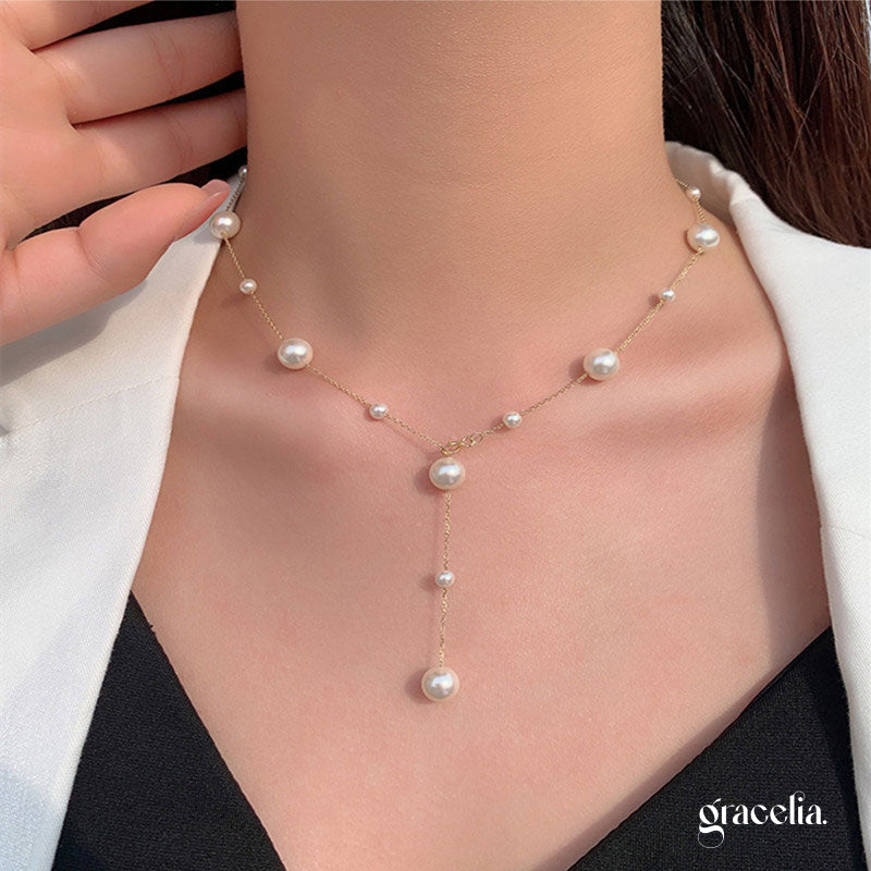 Starry Night Pearl Necklace