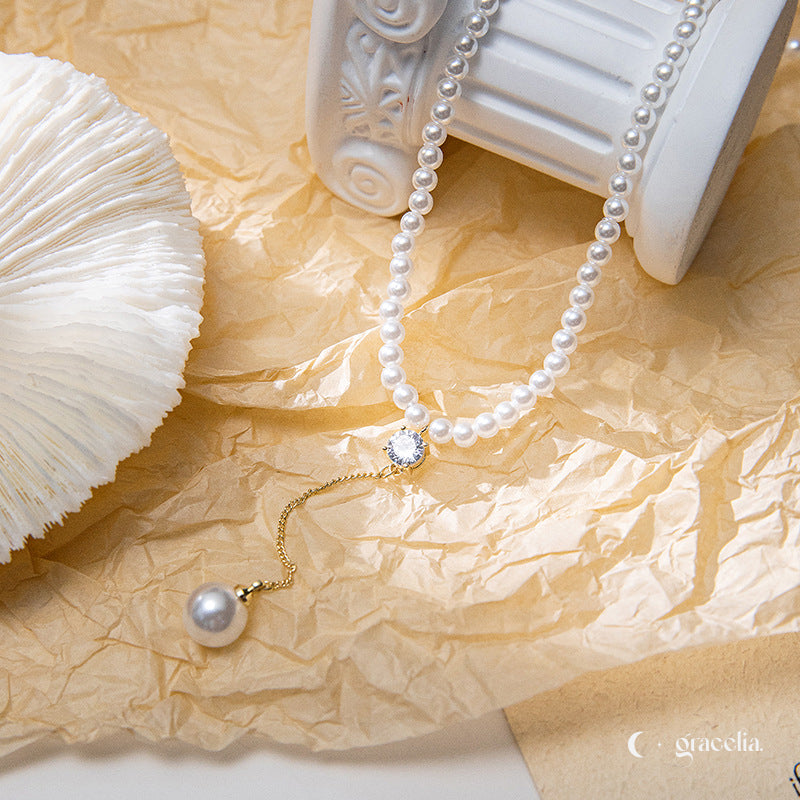 Moonlight Whisper Pearl Necklace