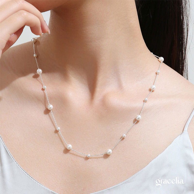 Starry Night Pearl Necklace