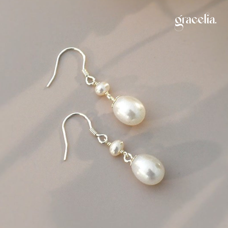 Charmant Freshwater Pearl Drop Earrings