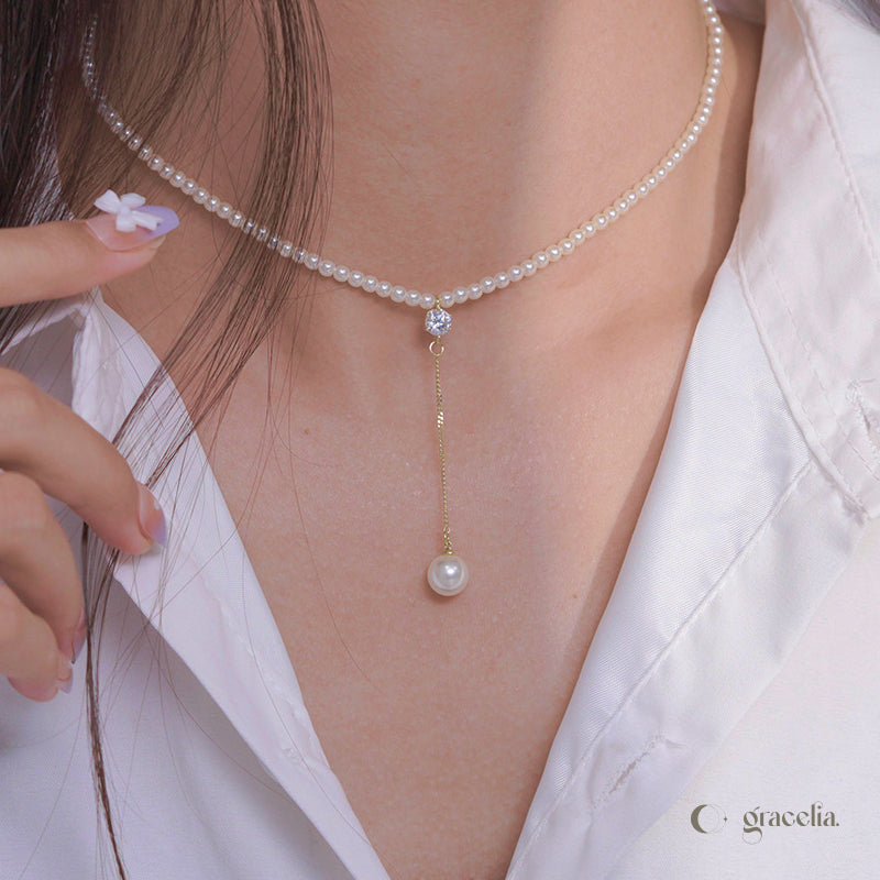 Moonlight Whisper Pearl Necklace