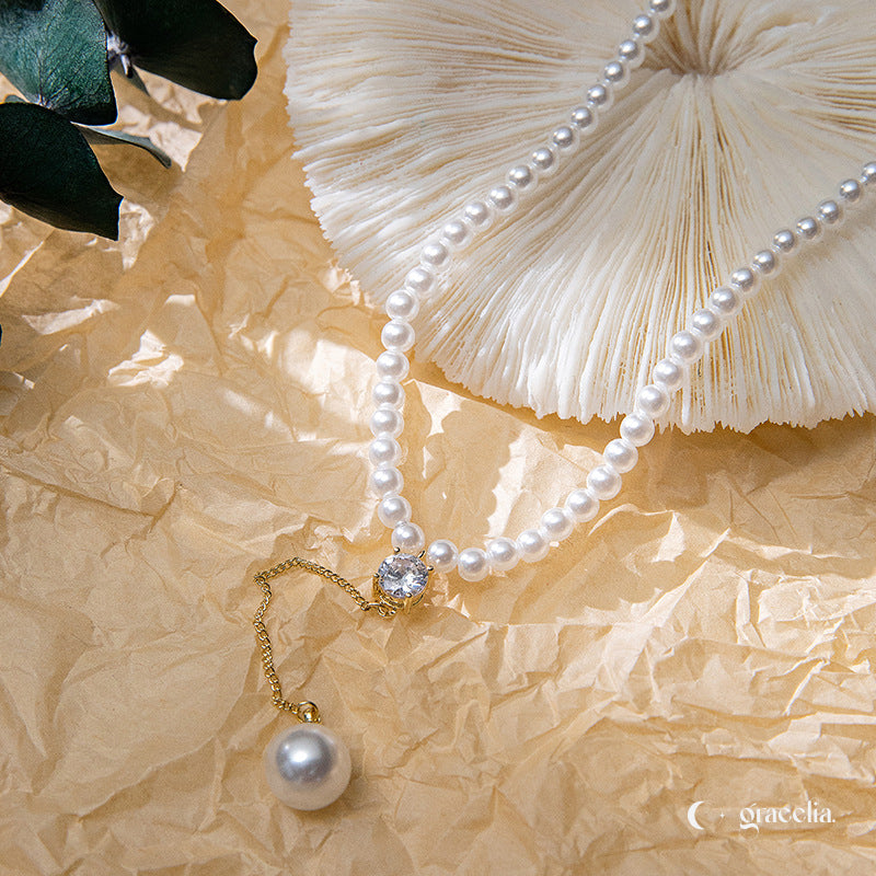 Moonlight Whisper Pearl Necklace