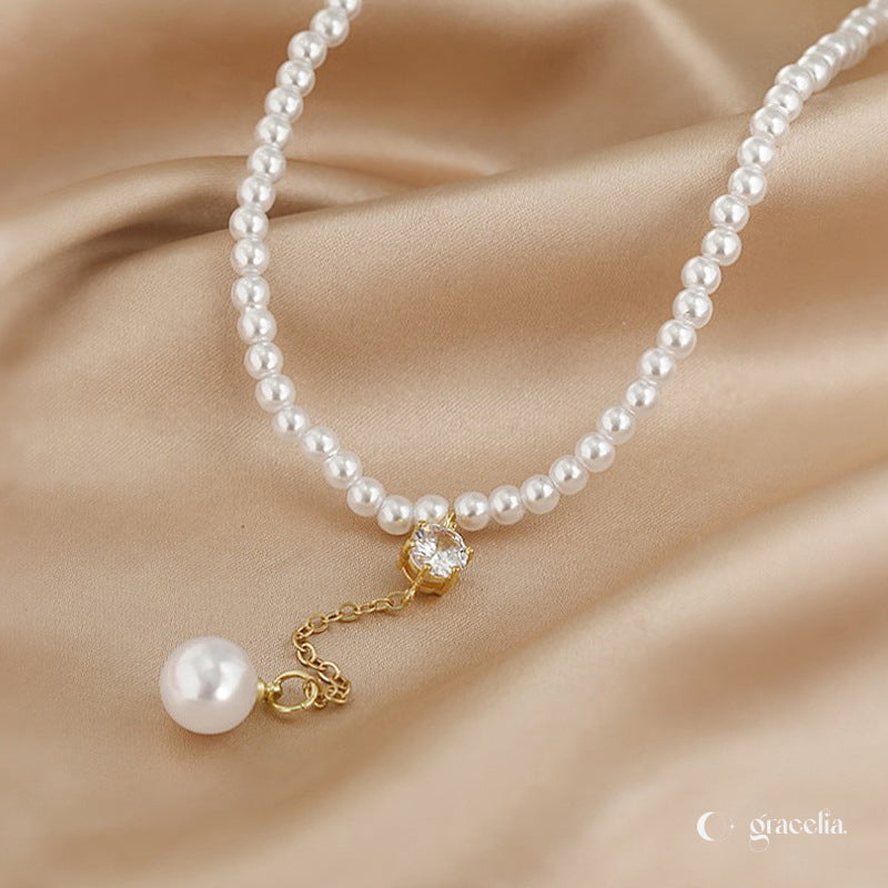 Moonlight Whisper Pearl Necklace