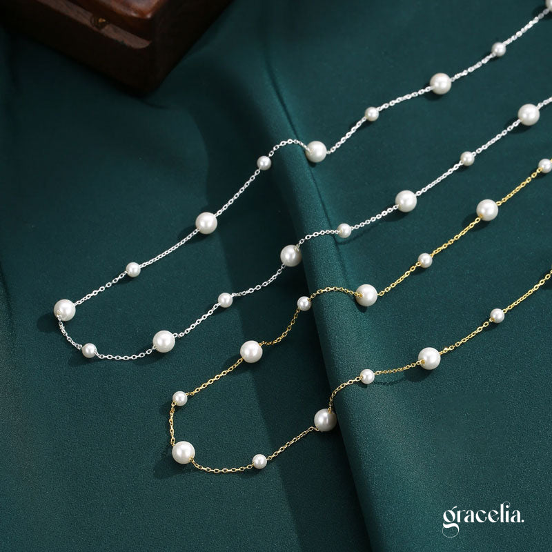 Starry Night Pearl Necklace