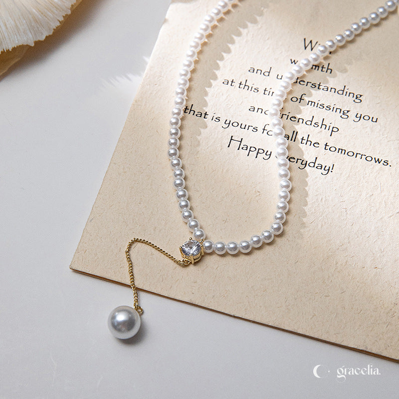 Moonlight Whisper Pearl Necklace