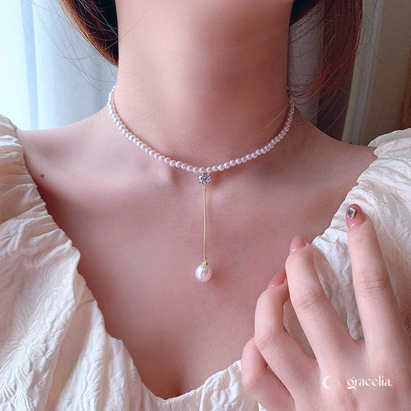 Moonlight Whisper Pearl Necklace