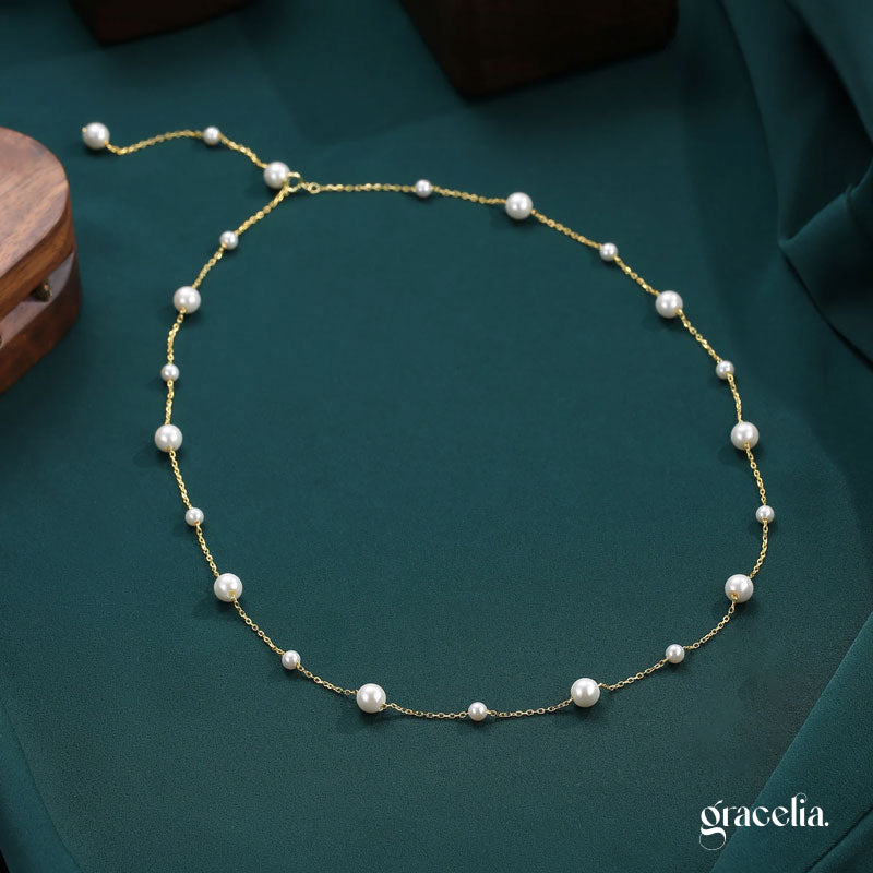 Starry Night Pearl Necklace