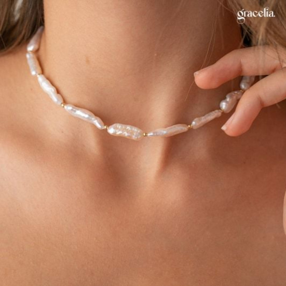 Memories Biwa Pearl Choker