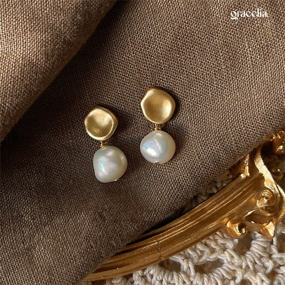 Seine Grace Baroque Pearl Drop Earrings