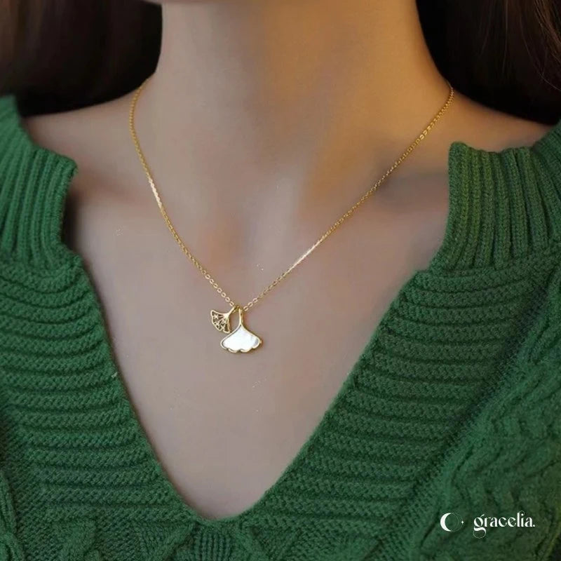 Lucky Leaf Pendant Necklace