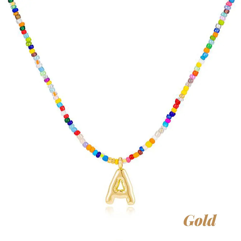 Color Muse Initial Necklace